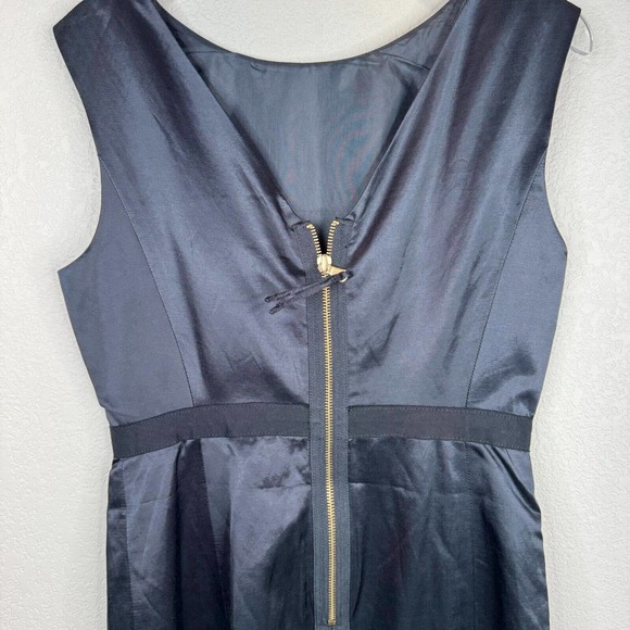 Marc by Marc Jacobs Sheath Dress Size 4 Black Silky Classic Sleeveless Cocktail - Picture 8 of 16